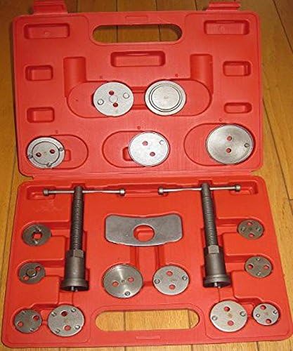 Universal 18 pcs Caliper Brake Piston Tool Kit Disc Brakes Rewind Wind Back Pad