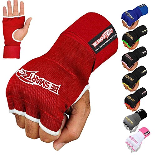 Boxing Gel Gloves Hand Wraps Fist Padded Bandages MMA Thai Muay