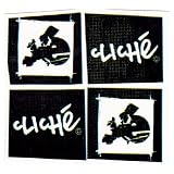 Cliche Square Logo Sticker