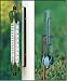 Verdigris Finished Brass Thermometer and Rain Gauge Weather Set
