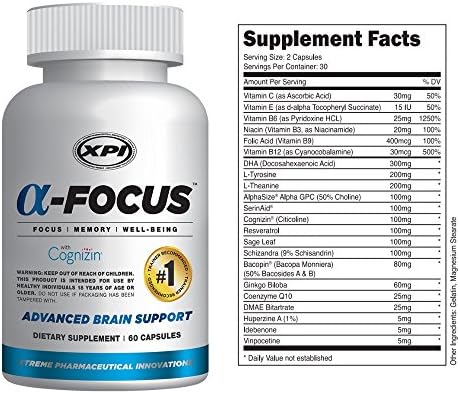 Alpha-Focus - Brain Pills to Promote Healthy Brain Function