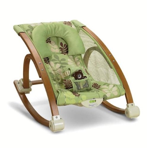 Picture of Cozy Fisher-Price Brentwood Baby Collection Rocker and Seat, Sea Green N8143F (Baby Swing)