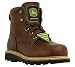 John Deere Women's JD3693 6" Lace-Up Boot,Brown,7.5 M US