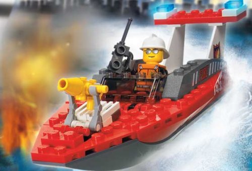 51jTlg5%2BOgL Lego World City 7043 Firefighter