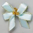 Top Performance 3/8 In Satin Gold Trimmed Bows 100/Pkg Top Performance 3/8 In Satin Gold Trimmed Bows 100/Pkg