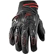 Speed and Strength Twist of Fate SX 2.0 Men's Leather Street Motorcycle Gloves - Black/Black