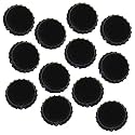 New Black Crown Bottle Caps For Crafts, Scrapbooking, Jewelry (50 Pieces)
