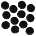 New Black Crown Bottle Caps For Crafts, Scrapbooking, Jewelry (50 Pieces)