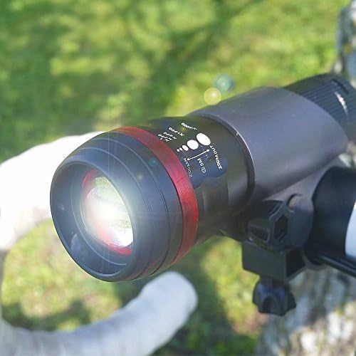 Brightest Bike Light Available (3 Settings) - FREE TAIL LIGHT INCLUDED - Installs without tools out of the box - Best Bike Headlight for Road, Mountain, Street, Kids, and Hybrid Bicycles - LED Nation