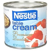 Nestle Table Cream, 8-Ounce Cans (Pack of 12)