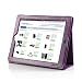 TeckNet® New iPad 3 & iPad 2 Premium Folio Case / Cover and Flip Stand For New Apple iPad 3rd Generation & iPad 2, With Magnetic Auto-Sleep - Purple - Second Version
