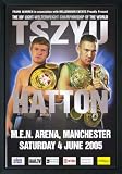 Kostya Tszyu vs Ricky Hatton - Framed Movie Poster - 11 x 17