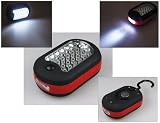 LED Arbeitsleuchte mit 24+3 LEDsHaken Magnetha