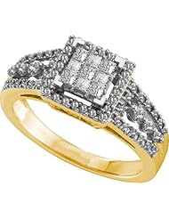 0.50CTW DIAMOND INVISIBLE RING