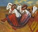 Art Reproduction Oil Painting - Degas Paintings: Russian Dancers - Standard 20"x24" - Hand Painted Canvas Art