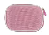 rooCASE Nylon Hard Shell (Pink) Case with Memory Foam for Canon PowerShot SD1200IS Digital Camera Dark Gray
