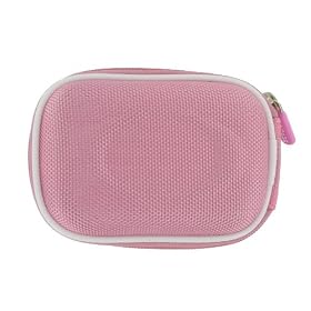 rooCASE Nylon Hard Shell (Pink) Case with Memory Foam for RCA EZ200 Small Wonder Digital Camcorder