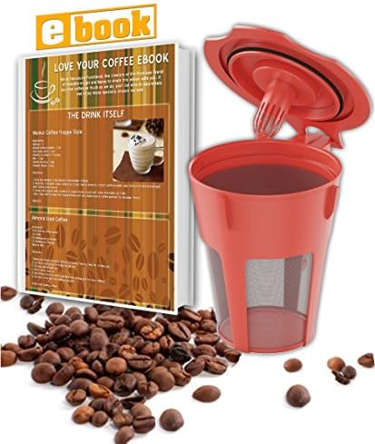PureJava Reusable Carafe K Cup ~ Carafe Keurig Coffee Filter ~ Refillable, Reusable K Carafe ~ Crafted for K500, K400, K300 and K200 Models - Our Bonus Coffee Recipe eBook Included! 4th Of July Sale!