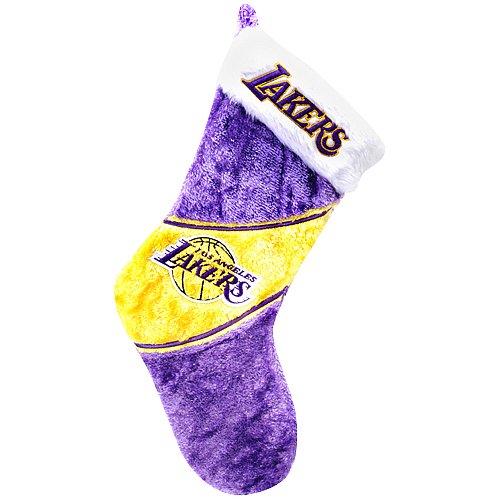 Buy Team Beans Los Angeles Lakers Holiday Stocking by Team Beans