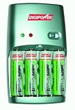 Digipower DPS-601 Endure 2-3 Hour Charger With 4 Pre-Charged 2000mAh Nimh Batteries
