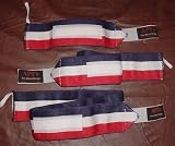 Wrist Wraps 12 24 & 36 SET Red White Blue Wrist Wraps Weight lifting Exercise Powerlifting Wraps