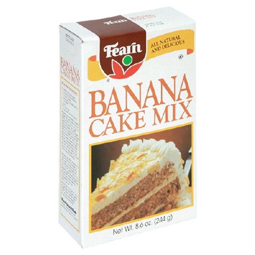 Fearn Banana Cake Mix, 8.6-Ounce Boxes (Pack of 12) by Fearn