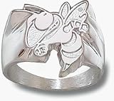 Georgia Tech Yellow Jackets Buzz Men's Ring Size 10 1/2 - Sterling Silver Jewelry