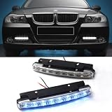 12 Volts 8 LED Daytime Running Light DRL Lamp Kit For Ford Fiesta Focus Fusion... by Astra Security