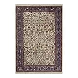 Nejad Rugs Signature Traditional 6 x 9 Tabriz Ivory/Navy Area Rug