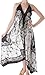 Sakkas Veins Print Satin V-Neck Halter Handkerchief Hem Dress