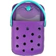 Universal Medium Crocs-O-Dial Cell Phone Case - Grape/Turquiose