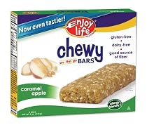 Enjoy Life Caramel Apple Chewy On The Go Bars, Gluten, Dairy & Nut Free, 5-Ounce Boxes (Pack of 6)