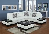 3Pc Contemporary Leather Sectional Sofa #AC-BETTY2