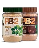 Bell Plantation PB2 Powdered Peanut Butter and PB2 with Premium Chocolate, 6.5 Ounce (Pack of 2)
