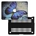 Tarkan Butterfly Rubberized Print Style Snap-On Protective Hard Shell Case Cover For Apple MacBook Air 13.3 inch (MBA 13) RS.1799.00