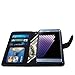 Galaxy Note 7 Case, LK Luxury PU Leather Wallet Flip Protective Case Cover with Card Slots & Stand For Samsung Galaxy Note 7 (Black)