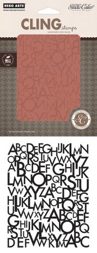 Alphabet Pattern Cling Stamp