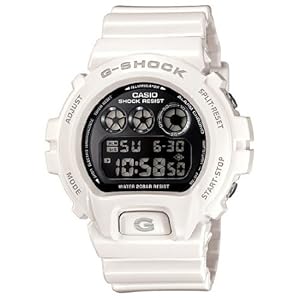 Casio G-Shock Mirror-Metallic White Mens Digital Watch - Casio DW6900NB-7