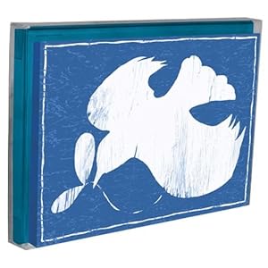 Tree-Free Greetings Peace Holiday Boxed Cards, 5 x 7 Inches, 12 Cards and Envelopes per Set, Multi-Color (91145)