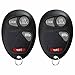 KeylessOption Keyless Entry Remote Control Van Key Fob Replacement for L2C0007T (Pack of 2)