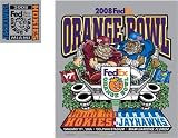 2008 Orange Bowl Virginia Tech Hokies vs. Kansas Jayhawks Duelling Tee