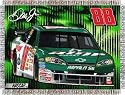 NASCAR Dale Earnhardt Jr Car # 88 Mountain Dew Amp Tapestry Throw