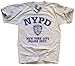 NYPD T-SHIRT New York Police Department Athletic Tee, Gray