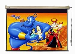 Maxstar Screens Premier 84" 16:9 Electric / Motorized Projector Screen with Remote Control