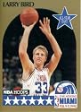 1990 NBA Hoops Basketball Card #2: Larry Bird (All-Star - Boston Celtics)