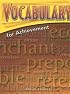 Vocabulary for Achievement: Sixth Course