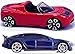 Hot Wheels 2016 Red Tesla Roadster and Blue Model S