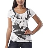 Converse® One Star® Womens Midnight Ocean Graphic Tee - Black/White