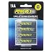 Powerex AA 2700mAh NiMH Rechargeable Batteries with holder- 4 Batteries Per Pack