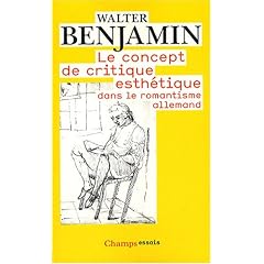 Le concept de critique esth�tique dans le romantisme allemand